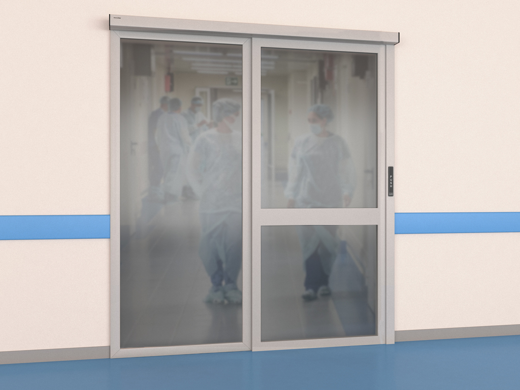 Simsiz (tizzali) tugma AD-30 qo'lda ochish boshqaruvi uchun ishlatiladi va u nafaqat toza xonalar (operatsion va laboratoriya bloklari), balki ofis va savdo joylarida ham qo'llaniladi.